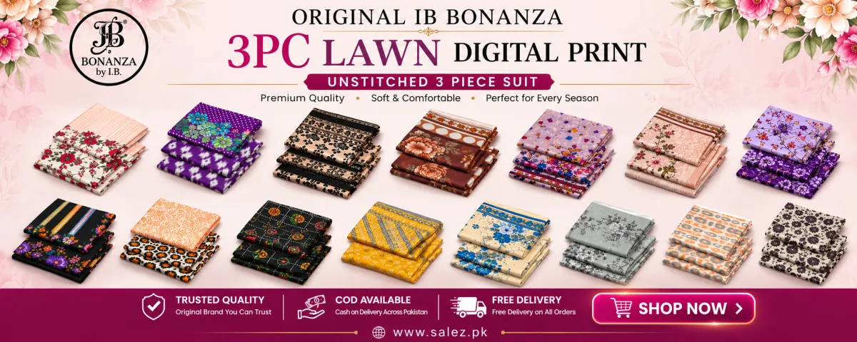 Lawn 3pc Print